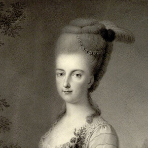 Maria Christina / Albertina Wien, Austria Ausschnitt der Grafik von Maria Christina (1742-1798) von Johann August Walter. Datiert 1776.