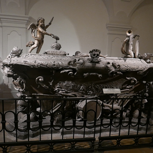 Foto des Sarkophags von Joseph I., Kaiser (1678-1711).