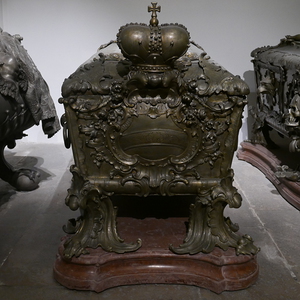 Foto des Sarkophags von Maria Magdalena (1689-1743).