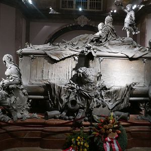 Sarkophag Maria Theresia, Kaiserin / Kapuzinergruft Wien Foto des Sarkophags der Kaiserin Maria Theresia (1717-1780) und Franz I. Stephan (1708-1765).