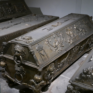 Foto des Sarkophags der Kaiserin Margarita Teresa (1651-1673).