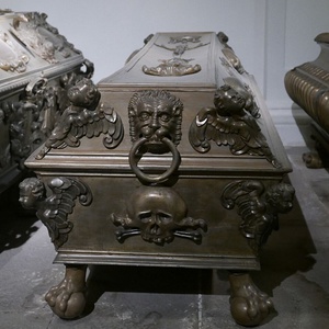 Sarkophag Maria Anna Josepha, Erzherzogin / Kapuzinergruft Wien Foto des Sarkophags von Maria Anna Josepha (1654-1689).
