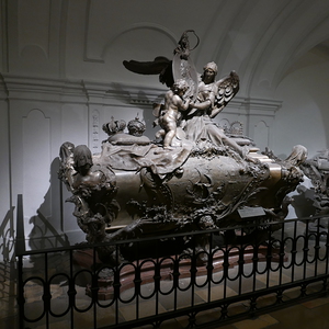 Foto des Sarkophags von Elisabeth Christine von Braunschweig, Kaiserin (1691-1750).