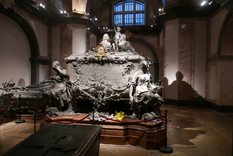 Blick in die Maria-Theresie-Gruft.