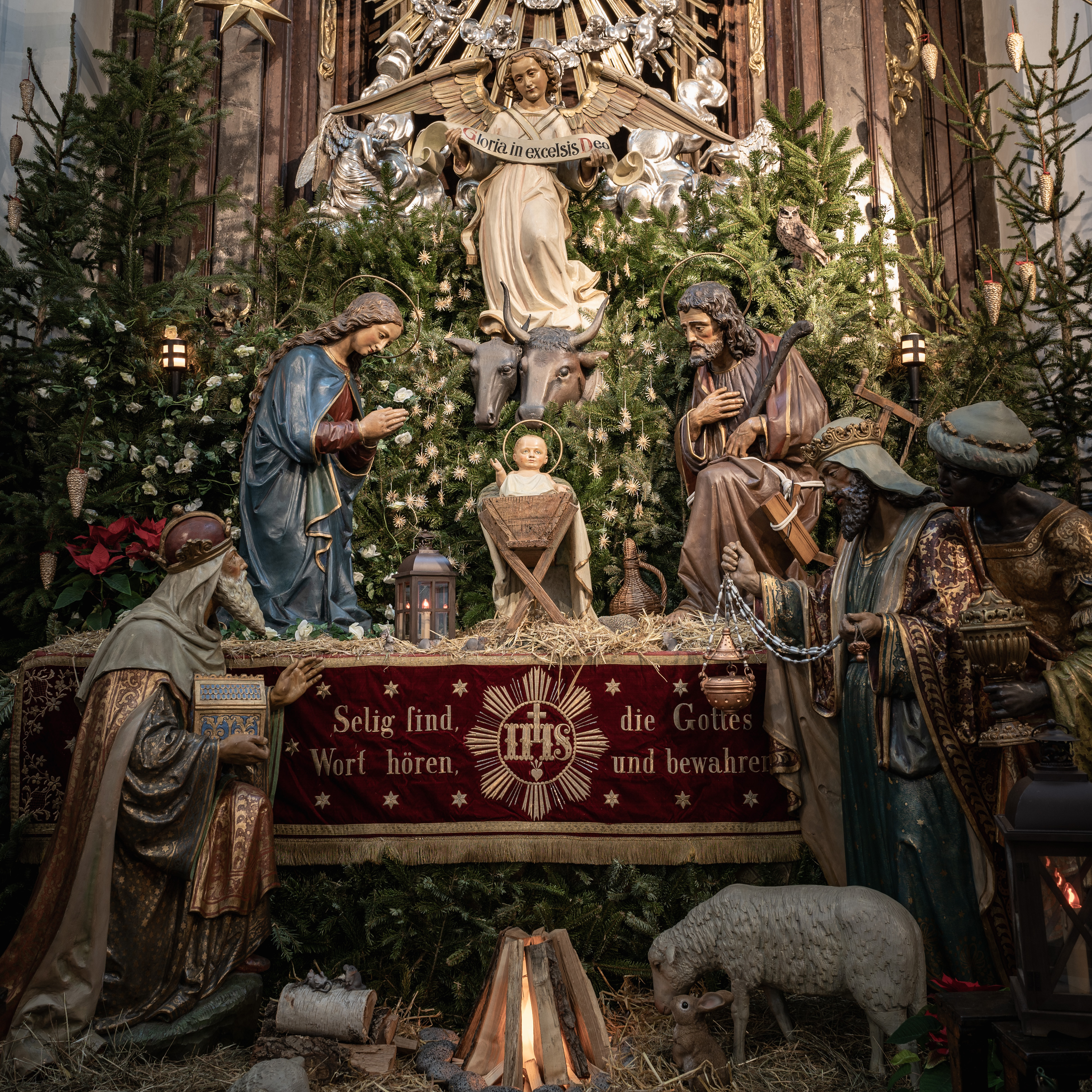 Weihnachtskrippe / Robert Vanis, Kapuzinergruft Wien Weihnachtskrippe in der Kapuzinergruft, Wien.